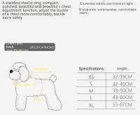 Arnes Ajustable Para Perro Con LED No Pull Nylon Brillante Para Pequeños Y Medianos Seguridad Nocturna Accesorios Para Mascotas - details 4