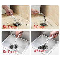 Cepillo De Limpieza Para Tuberías Y Desagües Eco-amigable Para Cocina Y Baño Cepillo De Encaje De Cabello Herramienta De Desatascado Para Lavabo Y Cocina - details 4