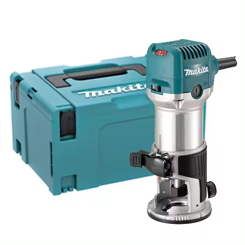 MAKITA - Fresadora Multifunción MAKITA RT0702C 710W 35mm + Maletin MakPac Tipo 2 - 1