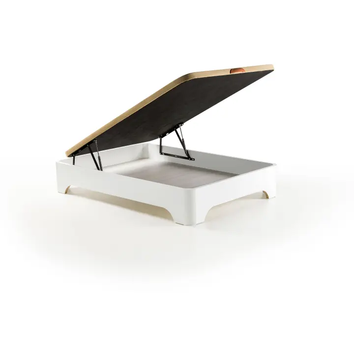 KAMIBIA | Canapé Abatible Blanco con Transporte y Montaje Incluido - Altura Cerrado 35cm - 1