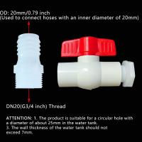 Válvula De Desbordamiento De Tanque De Agua 1Pc Conector De Tubo Regulación De Flujo G3/4 Pulgada DN20 Hilo Plástico Para Jardín Riego Granja Avícola - details 8