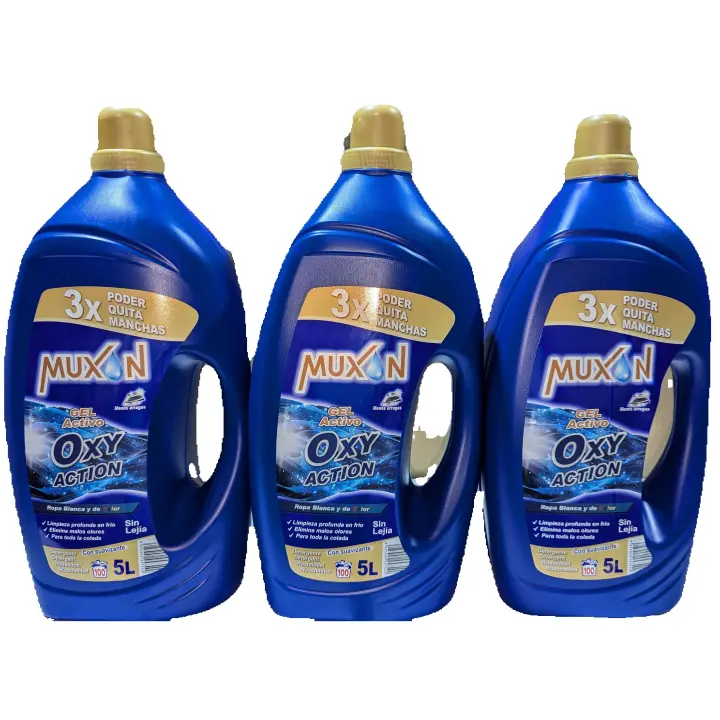 DETERGENTE QUITA MANCHAS GEL ACTIVO OXY ACTION 5L PACK 3 UNI - 1