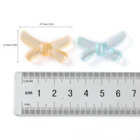 Cinta Arcoíris De Acrílico Para Joyería DIY 20/50pcs Hebillas De Borde Para Cabello Collares Pulseras Accesorios De Manualidades - details 1