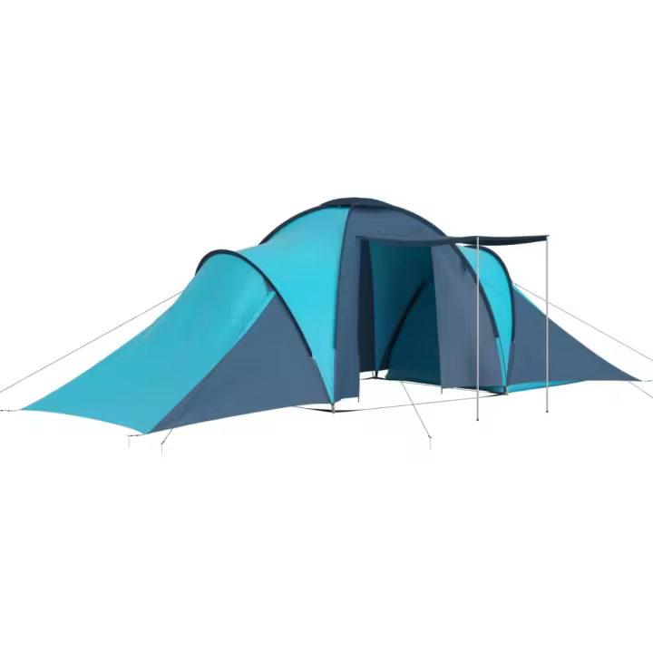 vidaXL Tienda de Campaña para 6 Personas Carpa de Camping Color Azul y amarillo,  Azul y azul claro,  Azul y verde y mas - 1