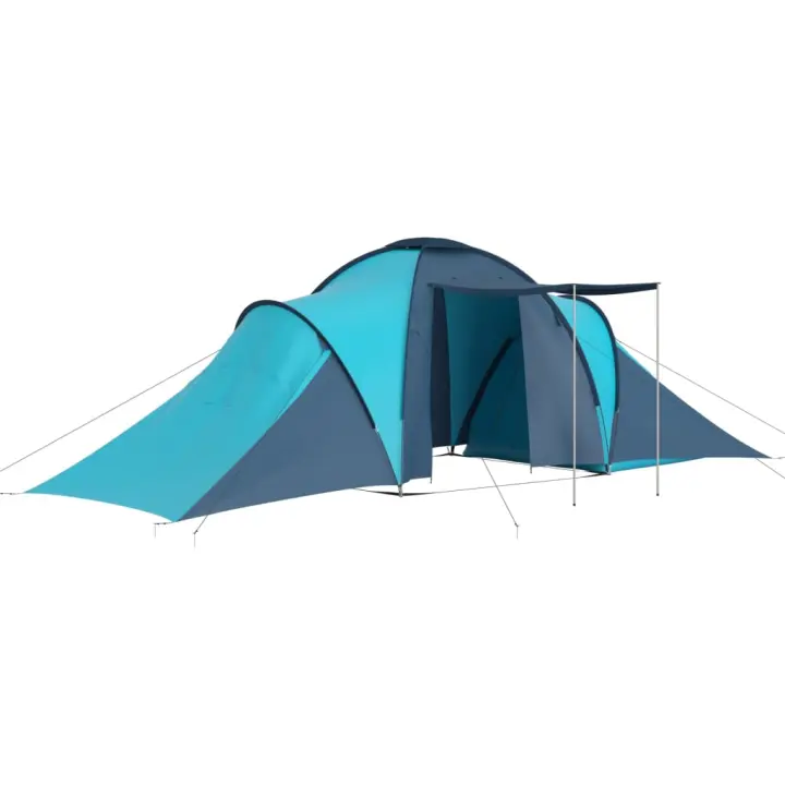 vidaXL Tienda de Campaña para 6 Personas Carpa de Camping Color Azul y amarillo,  Azul y azul claro,  Azul y verde y mas - 1