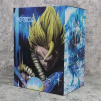 Figura De Acción Dragon Ball 28CM Ls Gogeta Kubei Fusión Super Saiyan Tres Cabezas Escultura Luminosa Modelo Estatua Adorno Regalo - details 2