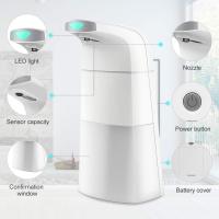Dispensador automático de jabón de espuma 310ml dispensador de jabón líquido con sensor infrarrojo alimentado por 3 pilas AA para baño cocina escuela Oficina - details 6