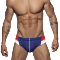Shorts De Baño Para Hombres Sexy Estirado Talla Pequeña Traje De Baño Deportivo De Playa Verano Con Empuñadura Y Relleno Push-up Material Poliéster Spandex - details 6