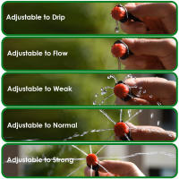 Sistema De Riego Por Drip Automático KESLA Para Jardín 15-25M 1/4 Kit De Riego DIY Para Bonsái Y Estufa Material Plástico - details 2