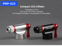 Inflador De CO2 Para Bicicleta Con Valvula Presta Scrader Ruta MTB Pum-automatico De Aluminio 16/12/8G Cartridge Compatible Con Vehículos - details 11