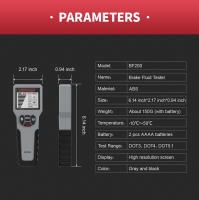 OBDResource Tester De Fluido De Frenos Para Coche BF200 Analizador De Hidrocarburos Con Pantalla Digital Para DOT3 DOT4 DOT5.1 - details 10