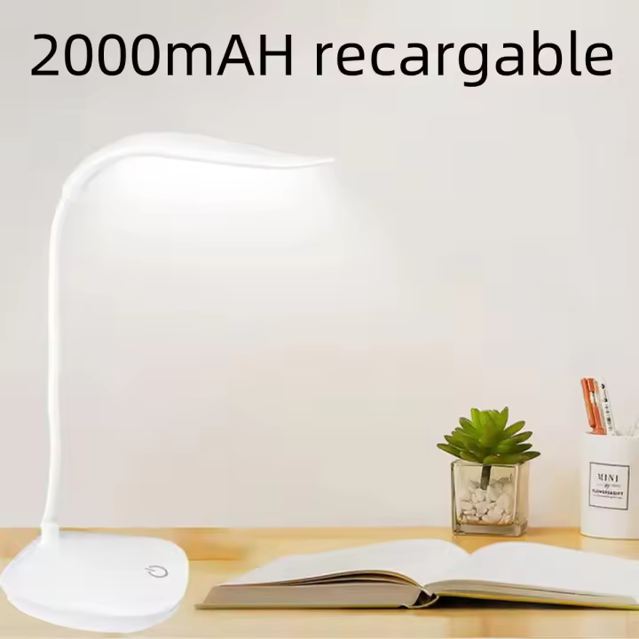 Lámpara De Escritorio Recargable USB Con 3 Modos De Iluminación Toque Protección Ocular Para Oficina Y Dormitorio Lectura Nocturna - 1