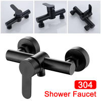 Grifo De Baño De Acero Inoxidable 304 Doble Control De Agua Caliente Y Fría Integrado En La Pared Estilo Contemporáneo - details 1