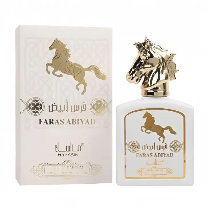PERFUME ARABE - Faras Abiyad - 100ML - MANASIK - PARA UNISEX - 1