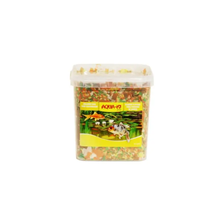 AQUA-KI AMARILLO POND PARA PECES DE ESTANQUE. Dieta saludable y deliciosa que asegura una alimentación de calidad para mantener a tus peces únicos sanos y felices. - 1