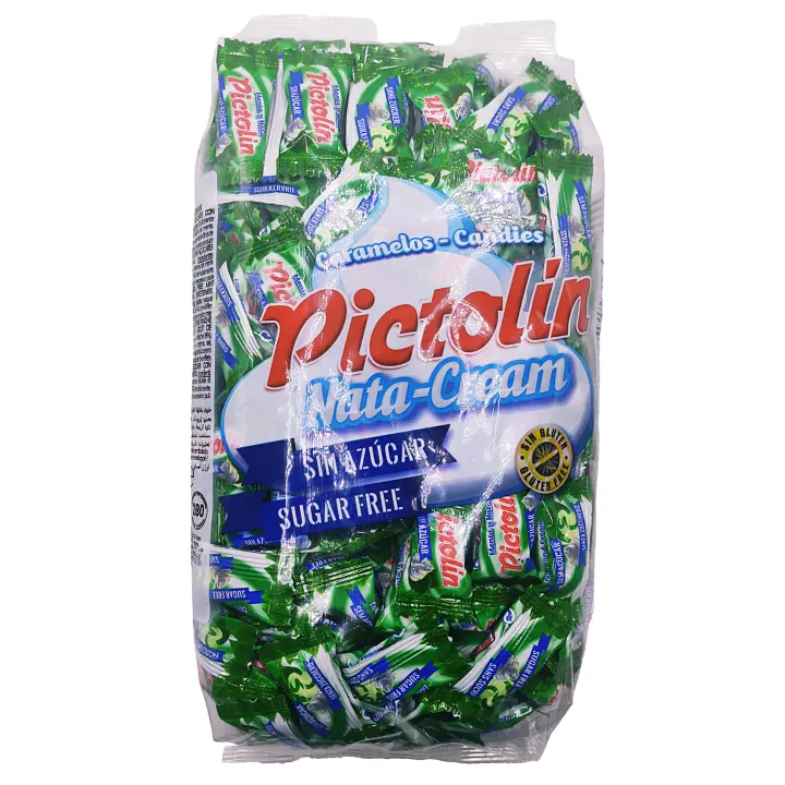 Pictolín Caramelos Pictolín Menta y Nata sin azúcar bolsa  800g. - 1