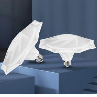 Bombilla LED 40W 60W 80W 100W E27 Para Iluminación Interior Luz De Techo Forma UFO Brillante Luz Fría Para Sala De Estar - details 0