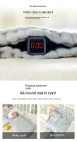 Manta De Bebé De Algodón Gauze De 6 Capas Muslin Suave Para Baño Y Saco De Dormir Tapete De Cuna Artículos De Cama Para Niños Recién Nacidos Unisex - details 1
