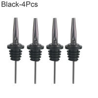 4Pcs Tapones De Vino De Acero Inoxidable Negro/Rosa Oro/Cobre Para Alcohol Accesorios De Barra Espigas De Carga - details 2