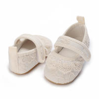 Zapatos De Princesa Para Bebé Niña Con Cordones Y Aros Antideslizantes Suela Suave Para Cama Ropa De Bebé 0-18 Meses - details 14