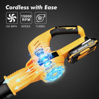 Soplador de aire eléctrico de alta potencia, 2 modos de velocidad para batería Makita de 18V, soplador de hojas/polvo inalámbrico de mano, herramientas de jardín - details 2