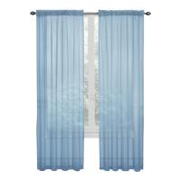Cortina De Tule Transparente Para Ventana 100x200cm Color Sólido Barra De Hilo Decoración Del Hogar Cortina De Ventana Sin Aislamiento Térmico - details 7