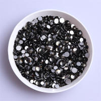 1440Pcs Cristales De Vidrio AB Para Arte De Uñas DIY Tamaños Mixtos Adhesivo Negro Rhinestones Redondos Para Decoración De Uñas - details 10