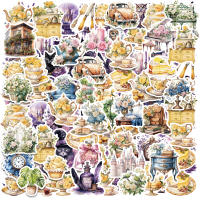30pcs Pegatinas Temáticas De Grimoire Unicornio Gato Mágico Y Otros Clásicos Para Decorar Cuaderno Botella Diario Adhesivos Classiques - details 1