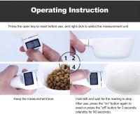 Digital Básculas cuchara de medición alimentos para mascotas taza agua cuchara desmontable portátil cocina con pantalla LED alimentos para perro gato - details 3