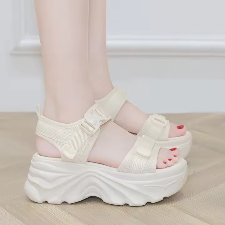 Dad Sandals 2025 Summer New Style: Comfortable, versatile, soft-soled, anti-slip, sponge, thick-soled sports beach sandals - 1