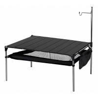 Mesa De Camping De Aleación De Aluminio Plegable Ultraligera Con Organizador De Almacenamiento Grande Y Palo De Luz Para Playa Y Carro De Transporte - details 4