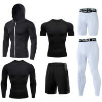 Camiseta De Compresión Para Correr En Hombre Camiseta De Fútbol De Secado Rápido Camiseta Deportiva Tensa Para Gimnasio Y Fitness Manga Corta Transpirable - details 10