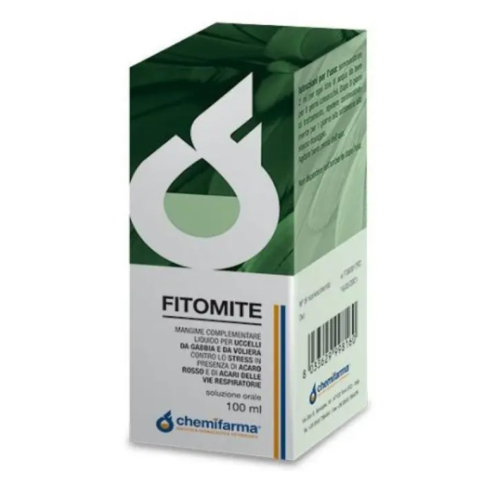 Chemifarma Spa FITOMITE Tratamiento Líquido ácaros en Aves 100 Ml - 1