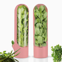 Botella De Conservación De Verduras Y Hierbas Para Nevera Contenedor De Almacenamiento Familiar Para Alimentos Tamaño Mediano Material ABS - details 9