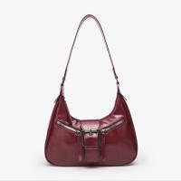 Bolso De Motociclista Vintage Para Mujer Primavera Verano Nueva Bandolera Con Hombro Solo Con Sensación De Sophisticación Material PU Cierre De Cremallera Estilo Punk - details 20