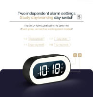 Reloj De Despacho Xiaomi Mijia Con Luz LED Musical Y Control Por Voz Regalo Para Niños Decoración De Mesa Para El Hogar - details 4