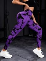 Treguas De Yoga Para Mujer Con Cintura Alta Y Sin Costuras Leggings De Gimnasio Fitness Y Ejercicio Talla Verdadera Treguas De Dibujos Atrilados - details 15