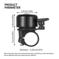 Campana De Bicicleta Miniatura Y Larga Vida 22mm De Aluminio Para Manillar MTB Aviso De Seguridad Para Ciclismo Al Aire Libre - details 1