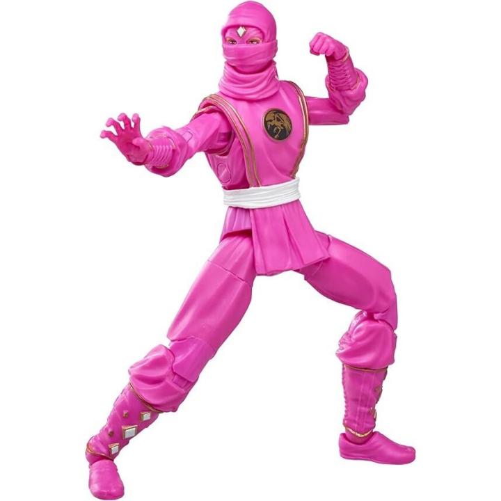FIGURA MIGHTY MORPHIN NINJA PINK RANGER LIGHTNING COLLECTION POWER RANGERS 15CM