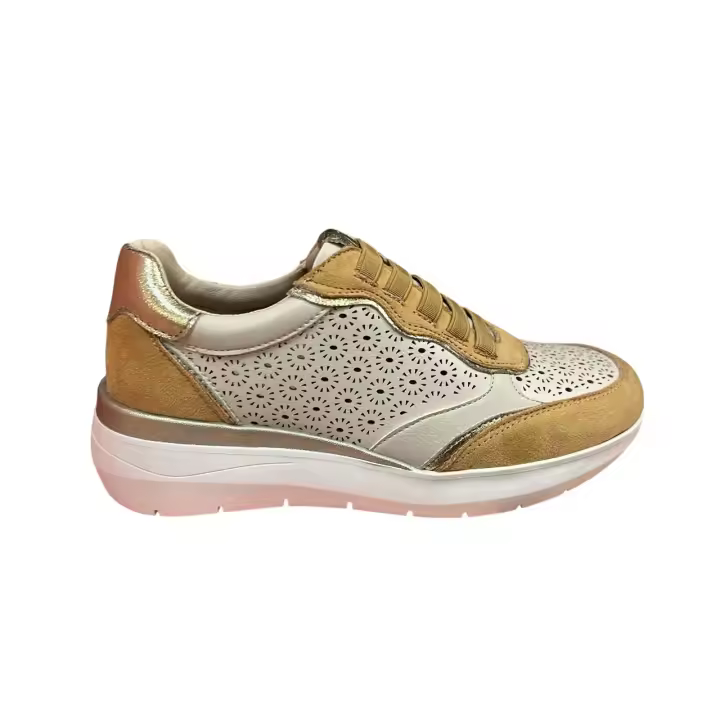 Deportivo casual señora - Marca: Perversa - Modelo 426 - Materiales: Polipiel, Sintético - Colores: Verde, Beige, Azul - 1