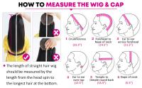 Pelucas Sintéticas Largas Y Rizadas De Encaje Frontal Para Mujeres Negras Con Pelo Fino Y Ondulado Resistente Al Calor 13x3 - details 8