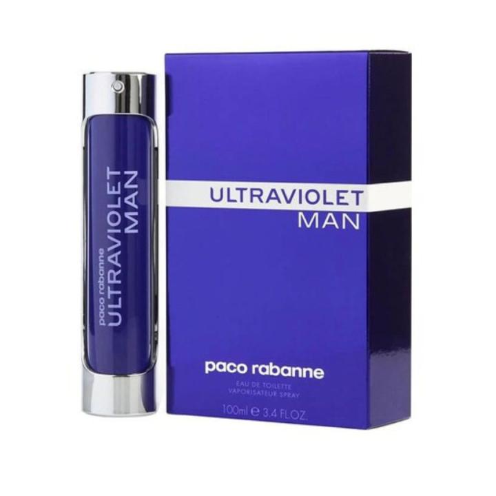 Paco Rabanne Ultraviolet Man Eau de Toilette 100 Ml. - Colonia para hombre  Para uso diario.