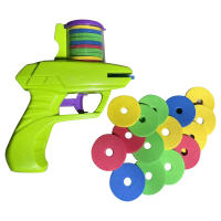 Lanzador de Discos , regalo jueguete, exterior, (verdes, morados) Nuevo , envio 24h - details 2