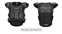 Chaleco De Armadura Para Niños WOSAWE Protector De Espalda Y Pecho Para Motocicleta Equipo De Protección De Motocross Con Esponja Antichoque - details 17
