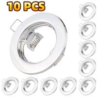 2/10 Pcs Luz De Punto De Venta LED Recogida En Hierro Y Metal Para Techo Instalación GU10 MR16 Downlight Para Sala De Estar Dormitorio Hotel - details 7