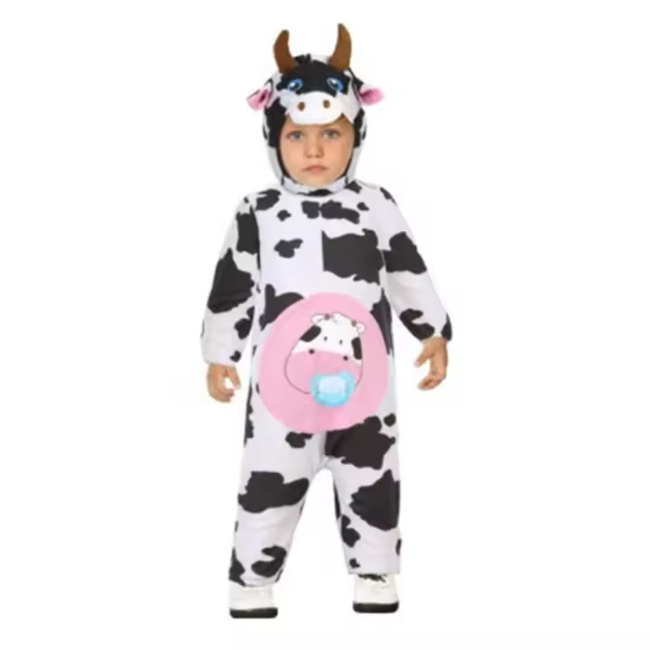 Atosa Disfraz de Vaquita para Bebes - Ideal para Carnaval - Accesorio para Cabeza Incluido - 1