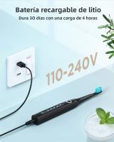 Fairywill Cepillo De Dientes Eléctrico Sonico FW-507 Para Adultos Con Carga USB Estuche Y Cabezas De Cepillo 5 Modos Inteligente Tiempo - details 5