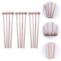 12 Pcs Palos De Batería De Madera Para Niños Cabeza Redonda Xylofón Mallets De Percusión Herramientas Musicales - details 0
