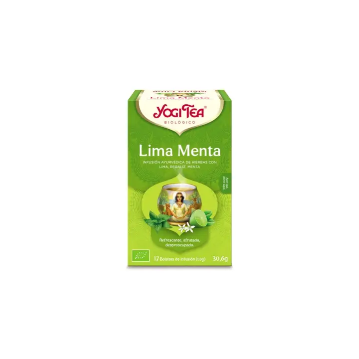 Yogi Tea Lima Menta Infusión Hierbas Relajante 17 Filtros - 1