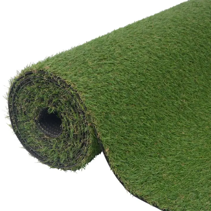 vidaXL Césped Artificial Verde 20 mm Tapete Alfombra Falso Hierba Patio Dimensiones 1 x 5 m,  1 x 8 m,  1 x 10 m y mas - 1